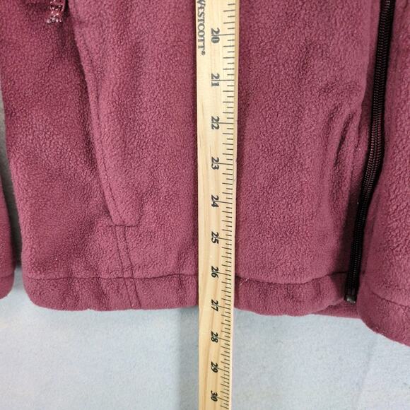 Columbia Virginia Tech Full Zip Fleece Jacket Men's L VT Burgundy Sportswear - Picture 9 of 10